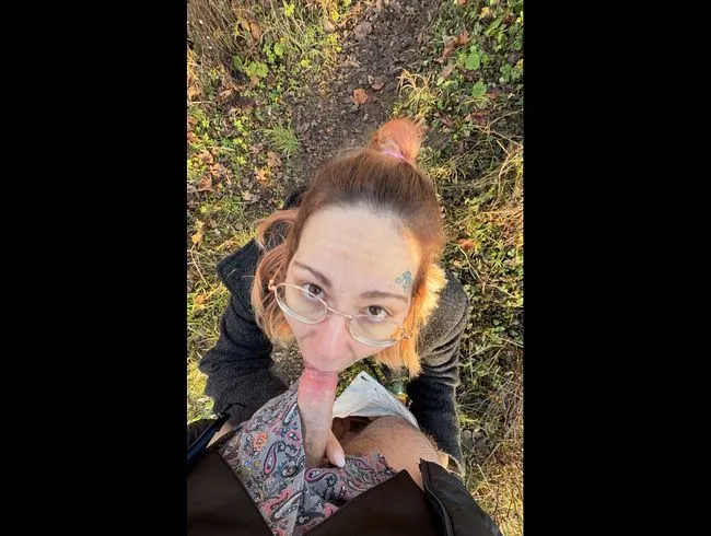Oha! Skandalös! Outdoor Blowjob am Mainufer in Schweinfurt!