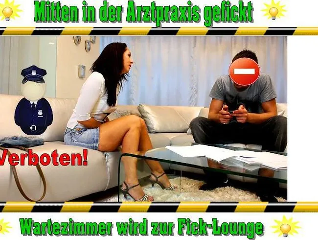 Mitten in der Arztpraxis gefickt! VERBOTEN