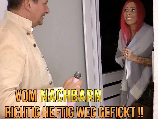 Situation schamlos ausgenutzt !! Der notgeile Nachbar !!