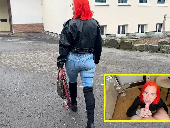 Abi gefährdet!Mutti muss es richten !! Vom Schuldirektor AO zerfickt