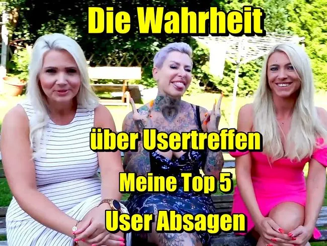 Die Wahrheit über Usertreffen Meine Top 5 User Absagen Cat Coxx