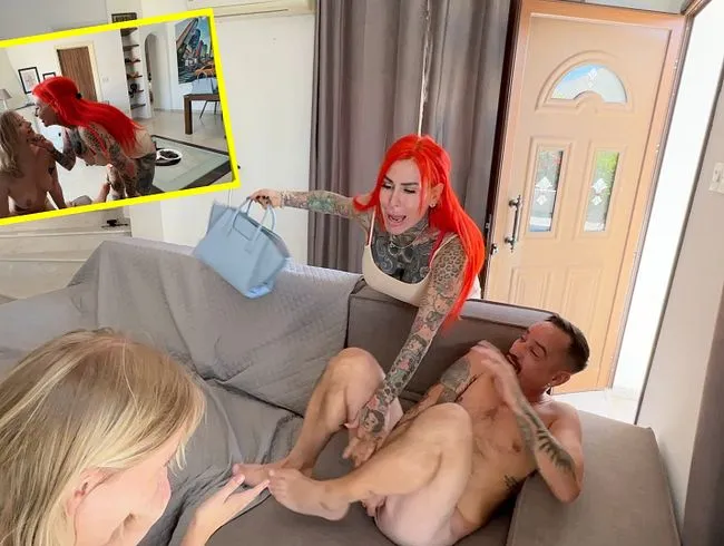 Erwischt ! die Fotze fickt meinen alten