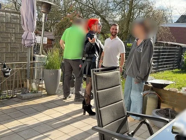 Familienskandal ! Auf der Grillparty den stiefNEFFEN gefickt !