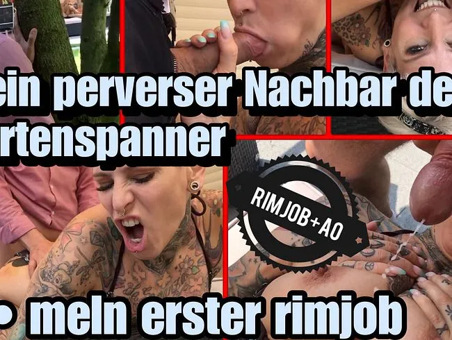 Mein perverser Nachbar der Gartenspanner