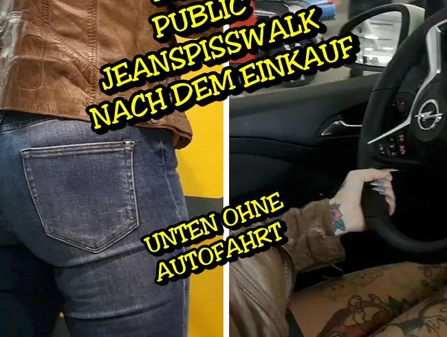 Nach dem Wochenend Einkauf eingepisst