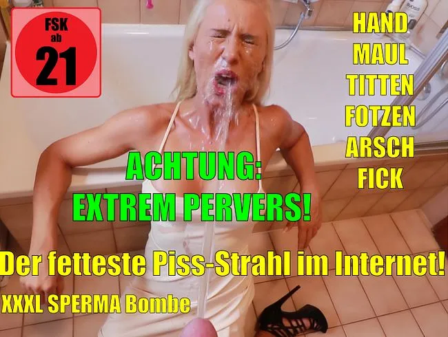 Der perverseste 3Loch-Fremdfick ever! So ne XXXL Pissdusche hatte ich noch nie...