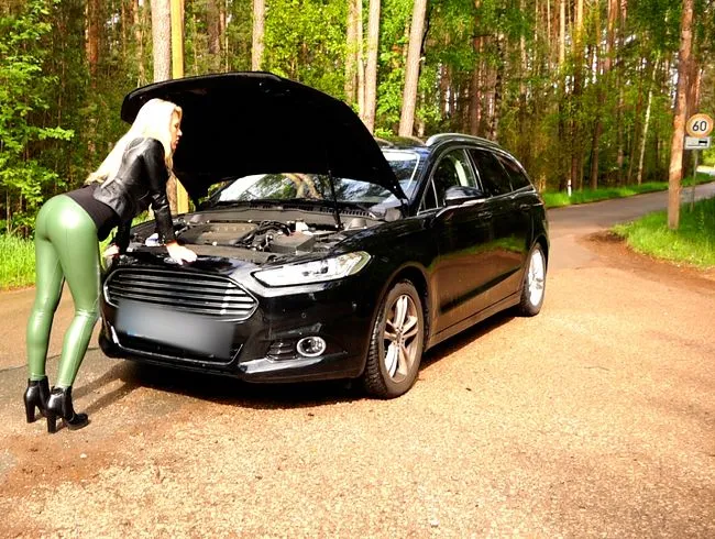 Die geilste Autopanne aller Zeiten | Totale Hardcore Eskalation mit Spermadoppeloverkill!