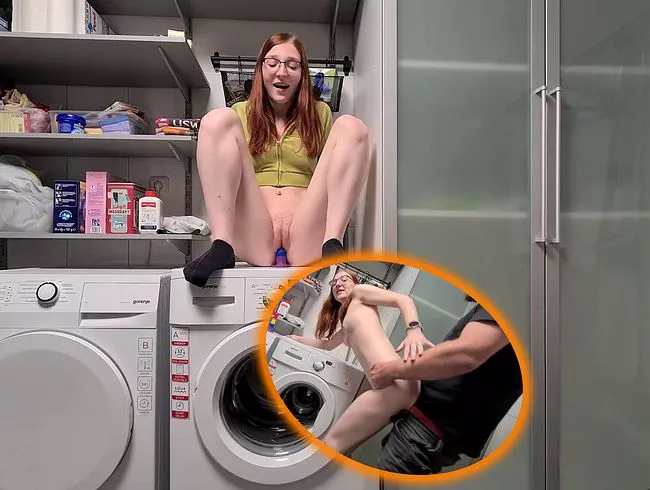ERWISCHT!!! Vom Nachbarn im Waschkeller gefickt!