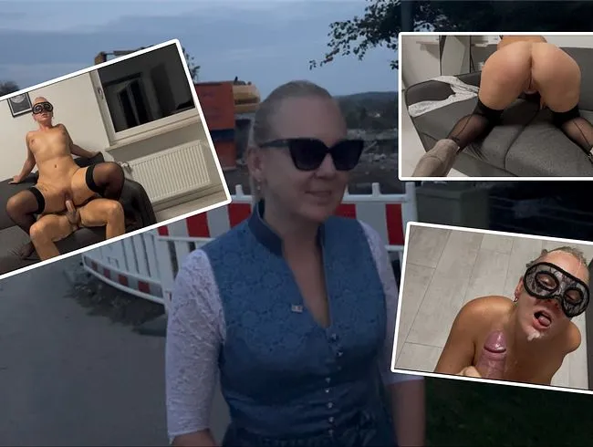 || Oktoberfest-Aufriss. Dirndl-Schlampe nimmt fremden Lederhosen-Schwanz ||