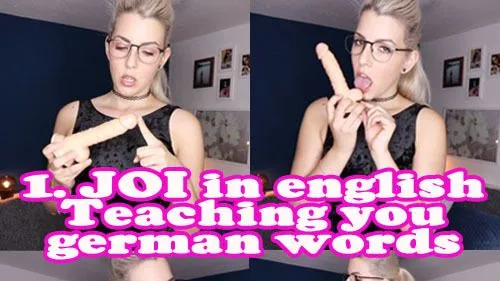 1. JOI in english Teaching you some german words