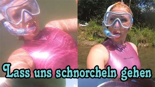 Lass uns SCHNORCHELN gehen