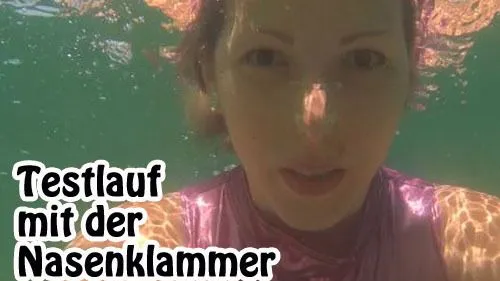 Testlauf mit der NASENKLAMMER