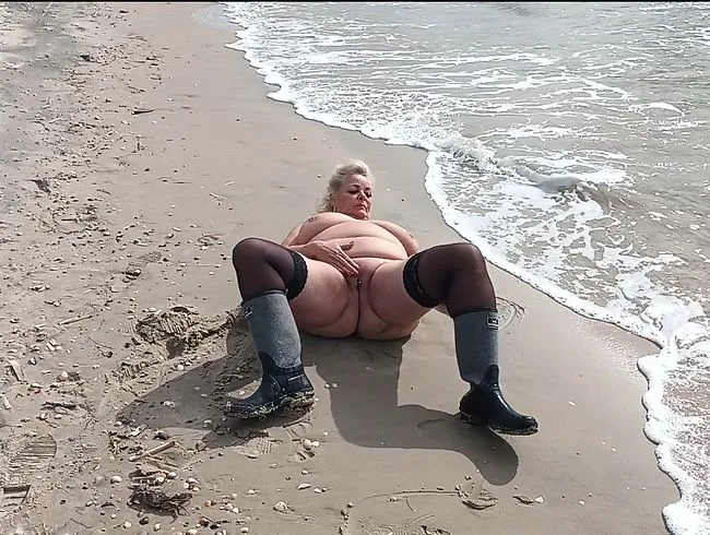 Gummistiefel und Nylons