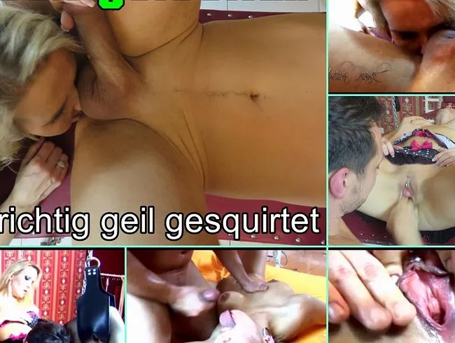 Arschloch geleckt und gesquirtet