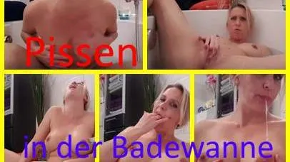 Pissen in der Badewanne