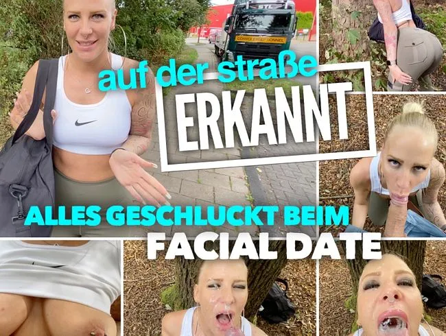Auf der Straße ERKANNT | Alles geschluckt beim FACIAL DATE
