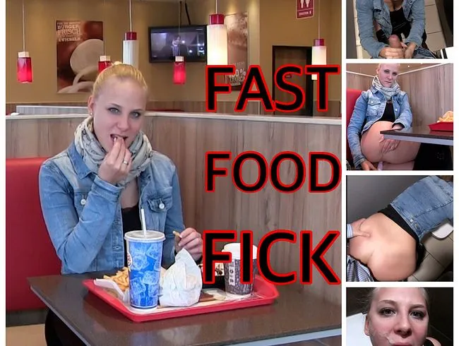 Fast Food Quickie - PUBLIC im Burger Laden