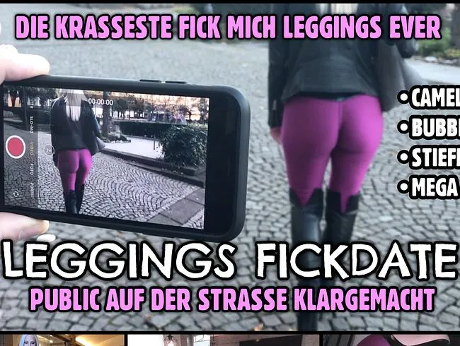 FICKDATE auf der Strasse klargemacht | Die krasseste FICK-MICH LEGGINGS aller Zeiten