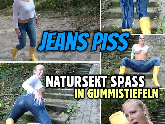 JEANS PISS | Natursekt Spaß in Gummistiefeln