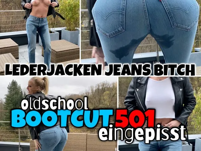 Lederjacken Jeans Bitch | Legendäre 501 eingepisst