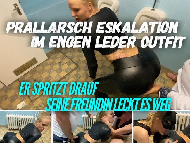 Prallarsch Eskalation | Er spritzt drauf, seine Freundin leckt es weg