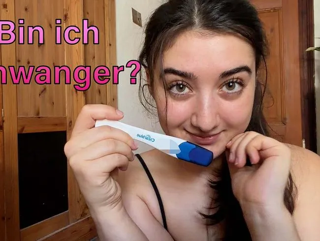 Bin ich zu weit gegangen? Live Schwangerschaftstest nach dem Creampie Unfall