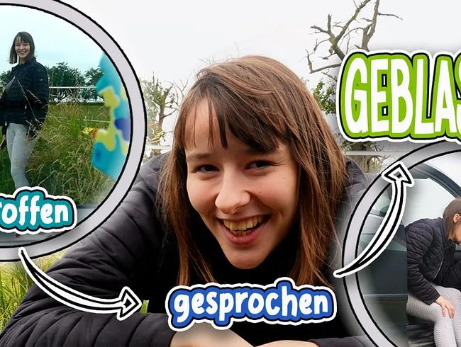 Spontaner RIESENSCHWANZ BLOWJOB! Er hat gefragt, ich habe gelutscht!