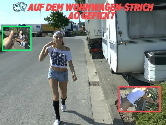 Auf dem Wohnwagestrich AO gefickt