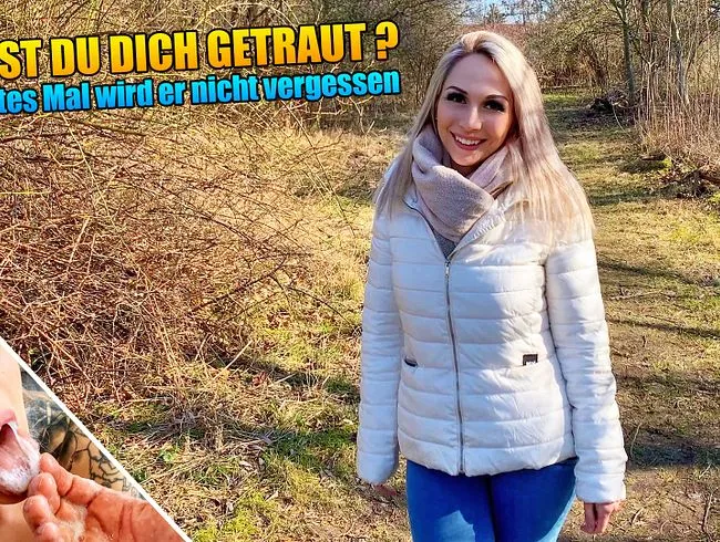 Hättest du dich getraut ? Sein erstes Mal wird er nicht vergessen