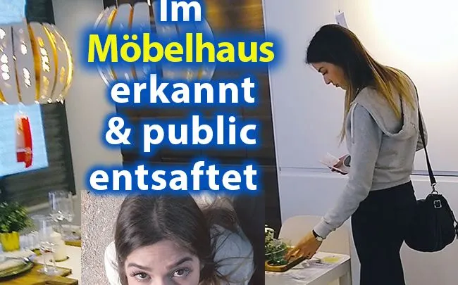 Im Möbelhaus von Fan ERKANNT und ihn direkt MEGA PUBLIC ENTSAFTET!