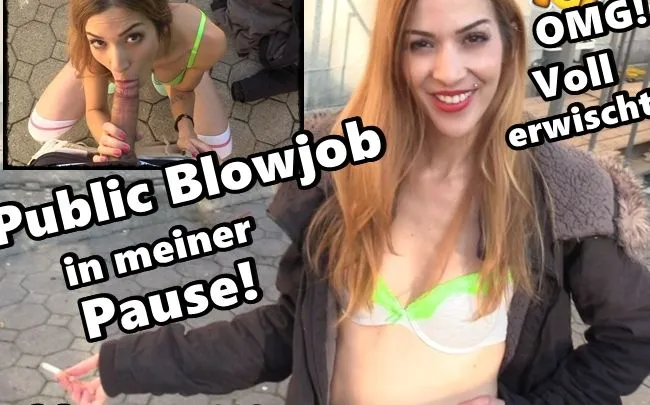 Krass! Voll erwischt beim Public Blowjob auf der Venus!