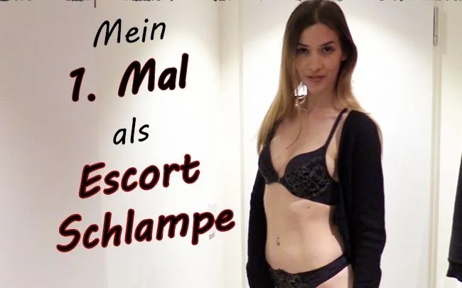 Mein 1. Mal als Schlampe und gleich blank geknallt!