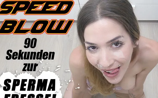 SPEED BLOW! In 90 Sekunden zur Spermafresse!