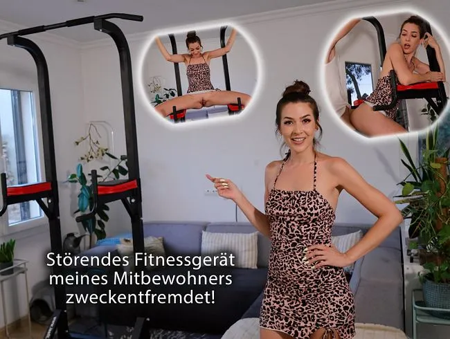 Störendes Fitnessgerät meines Mitbewohners zweckentfremdet! Ich mach das Beste draus!