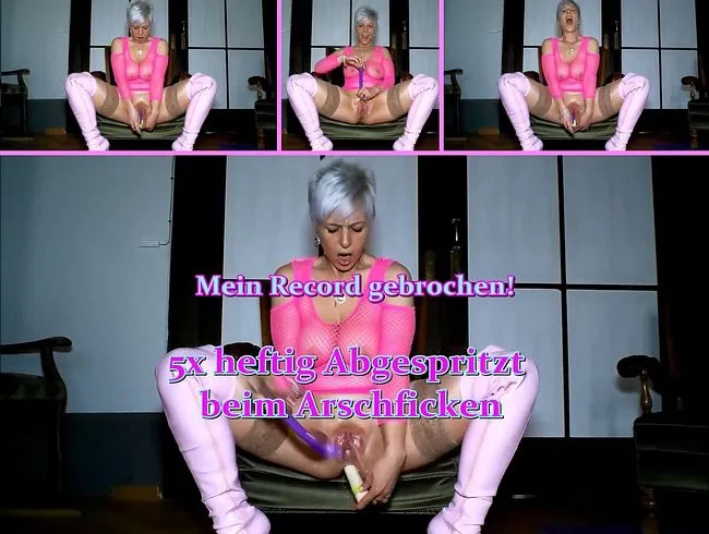 5x Mega geil Abgespritzt beim Arschficken