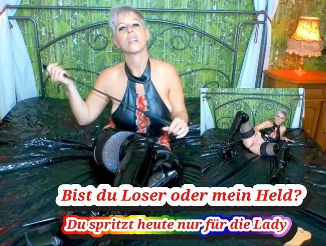 Du spritzt heute nur für Lady Melissa!