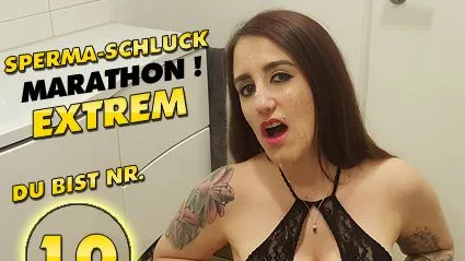 Sperma-Schluck-Marathon-Extrem ! Du bist Nummer 10 !!!