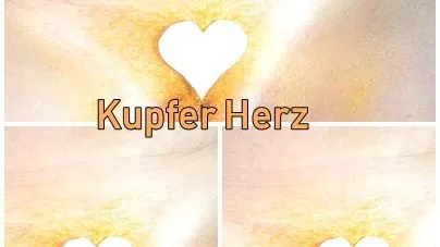 Kupfer Herz