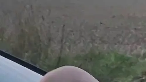 Schön durchgenommen auf der Motorhaube