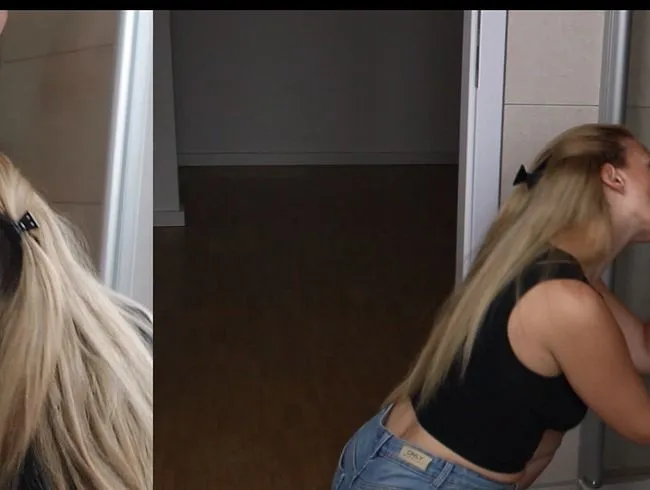 Nach dem Duschen war der Mann völlig perplex.