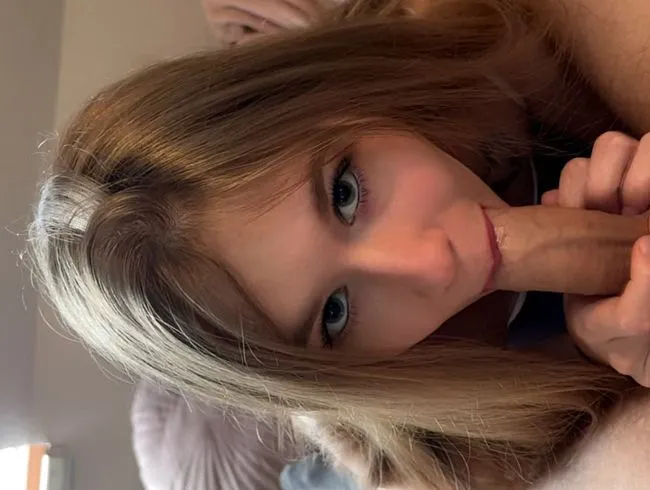 Lustvoller Blowjob und heiße Spermaladung in meinen Mund