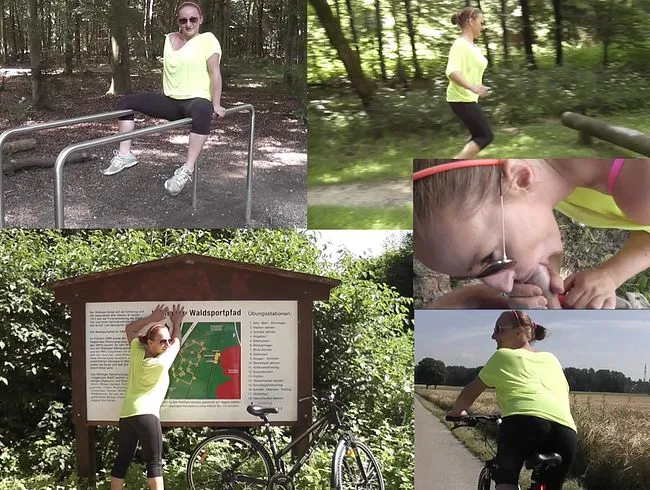 SKANDAL!! Waldsportpfad geil geworden!!!